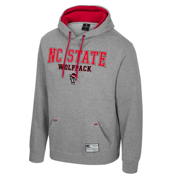 Grey Team Hoodie - NC State / Wolfp
